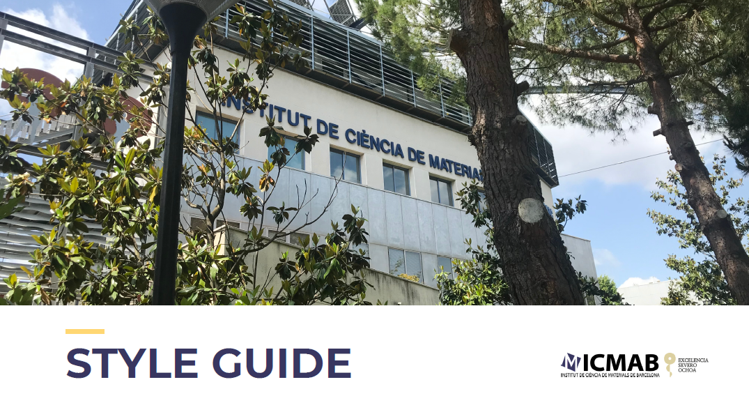 Placeholder for the landscape cover of the ICMAB-CSIC Style Guide